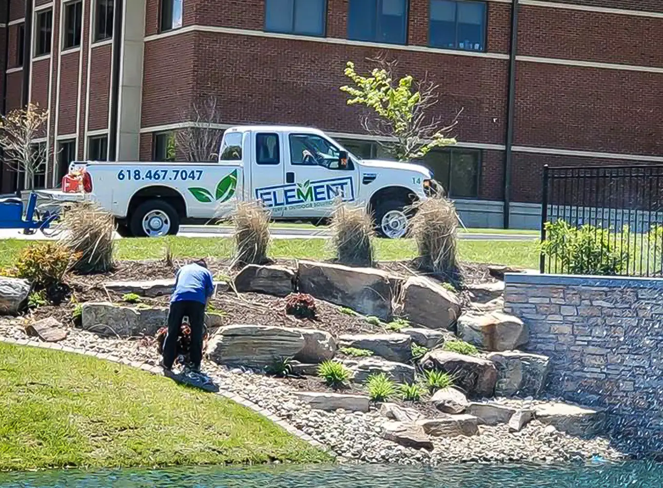 Element Turf & Outdoor Solutions - commercial and residential lawn maintenance services near alton il