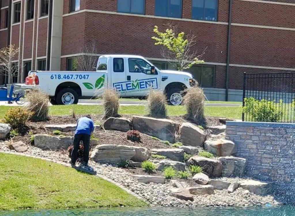 Element Turf & Outdoor Solutions - Commercial grounds maintenance services in Glen Carbon, Illinois.