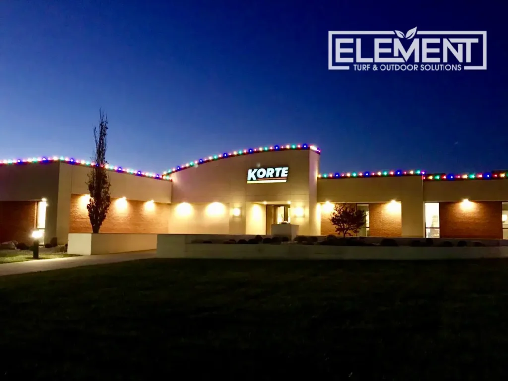 Examples of Holiday Lighting by Element Turf & Outdoor Solutions in the Alton, Godfrey, and Edwardsville IL Area