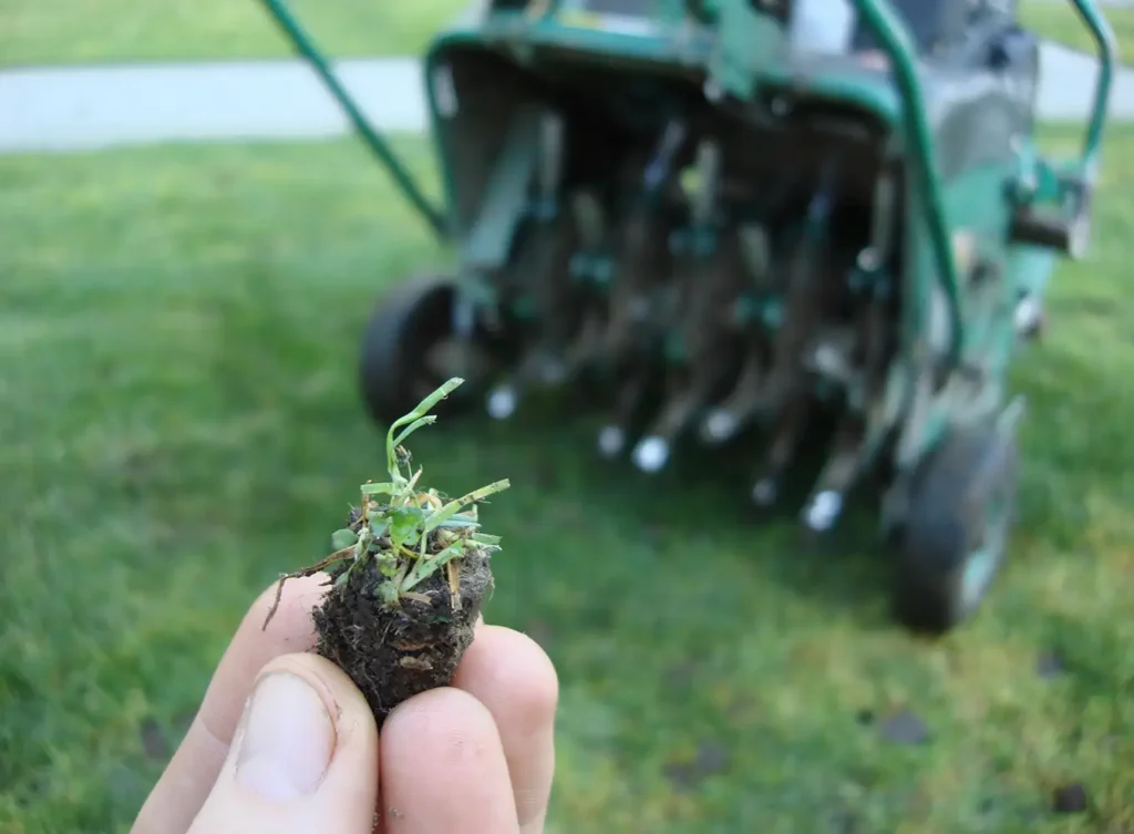 Element Turf & Outdoor Solutions - core aeration services for residential and commercial lawns near alton il